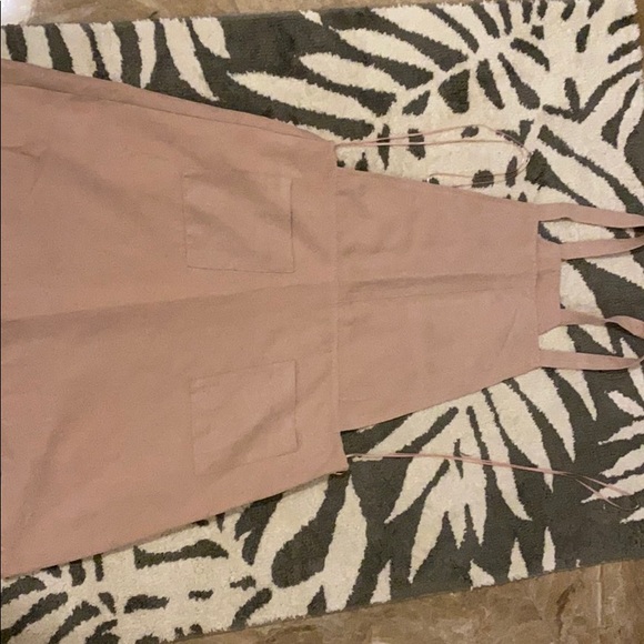 Pink suede dress - Picture 1 of 2